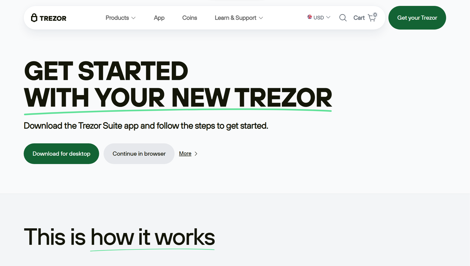 Trezor.io/Start® | Trezor Suite App (Official) | Trezor®